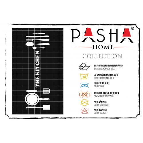 Kaymaz Taban Yıkanabilir Modern Düz (The Kitchen) Mutfak Halisi