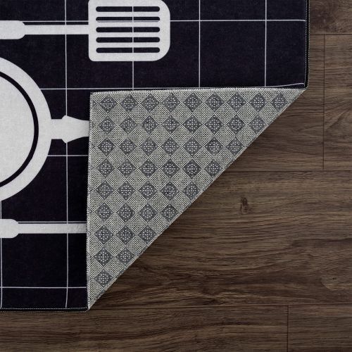 Kaymaz Taban Yıkanabilir Modern Düz (The Kitchen) Mutfak Halisi